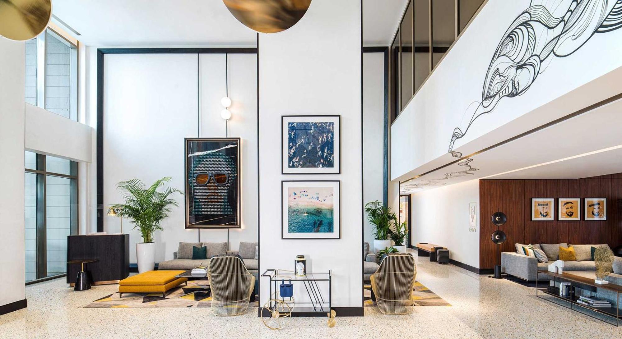 Th8 Palm Dubai Beach Resort, Vignette Collection By Ihg Exterior photo The lobby of the hotel